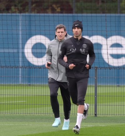 كأس أمم إفريقيا 2025: حكيمي يستأنف الجري في مركز تدريبات سان جرمان