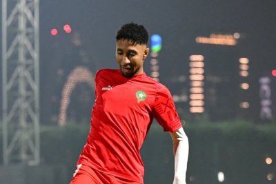 حصة تدريبية للاعبين الإحتياطيين داخل المنتخب المغربي