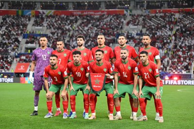 المنتخب الوطني في نهائي كأس العرب بعد الفوز على منتخب الإمارات بثلاثية