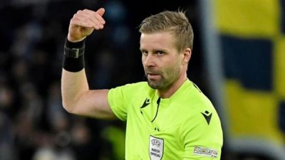 السويدي نايبرغ حكما لمباراة المغرب والأردن