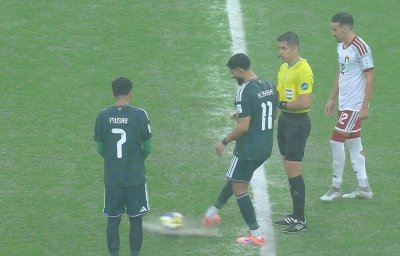 كأس العرب: إرجاء انطلاق الشوط الثاني لمباراة المركز الثالث بسبب الأمطار