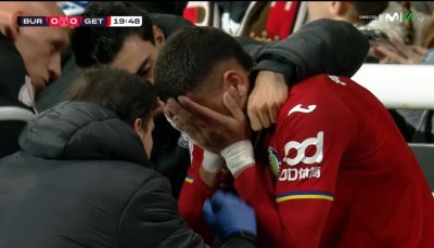 عبقار يغادر كأس اسبانيا باكيا للإصابة البليغة