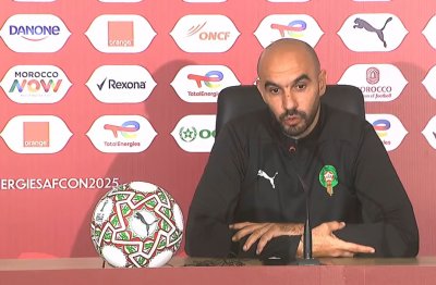 الركراكي: أنا سعيد بأداء براهيم بعد الإنتقادات التي تعرض لها