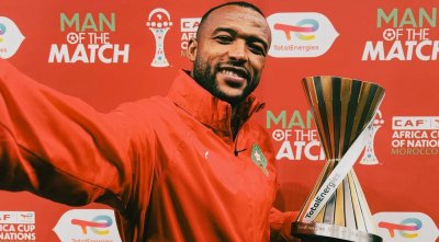 جائزة أفضل لاعب في مباراة زامبيا ذهبت لصالح الكعبي