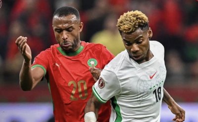 المغرب متعادل مع نيجيريا بنهاية الشوط الأول