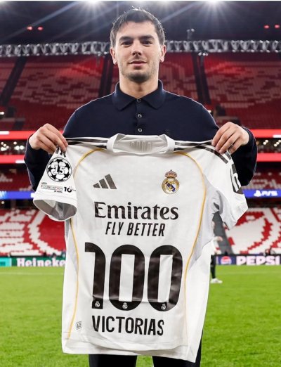 إبراهيم دياز حقق الفوز رقم 100 بقميص الريال