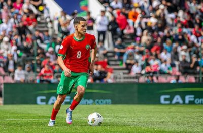 عبد الله وزان بقود منتخب أقل من 20 سنة