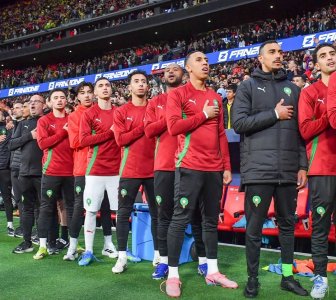 بعثة المنتخب الوطني غادرت مدريد نحو فرنسا لمواجهة الباراغواي