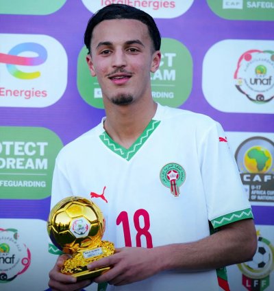 البوجوفي أحسن لاعب في مباراة المغرب ومصر