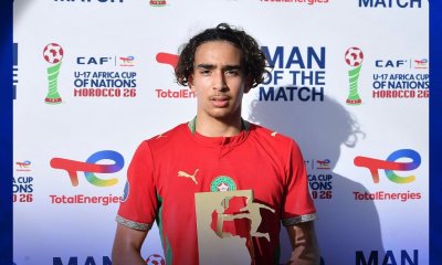 كأس إفريقيا للفتيان: زينبي يتوج رجلا لمباراة المغرب والكاميرون