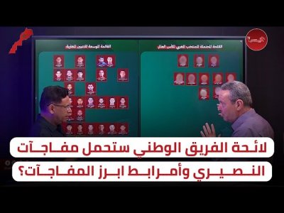 مفاجآت متوقعة.. اكتشفوا معنا توقعات الائحة النهائية للفريق الوطني!/ أصعب لائحة في السنوات الأخيرة