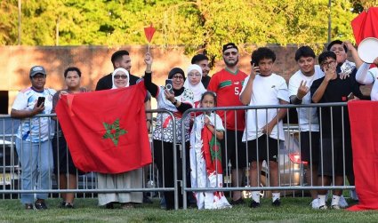 الجالية المغربية بأمريكا تستعد لدعم الأسود