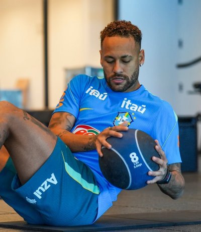 في غياب نيمار، أجرى المنتخب البرازيلي حصته التدريبية الثانية