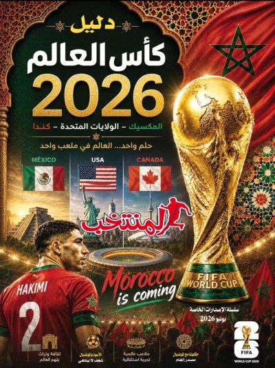  المنتخب  تهديكم بالمجان دليلا فخما لكأس العالم 2026